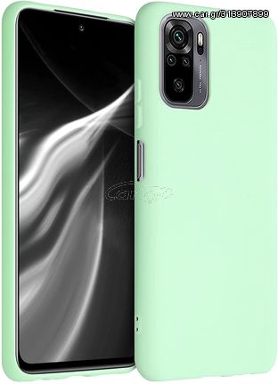 Xiaomi Redmi Note 10 5G / Poco M3 Pro - Soft Rubberized TPU Slim Protective Cover for Phone – mint (oem)