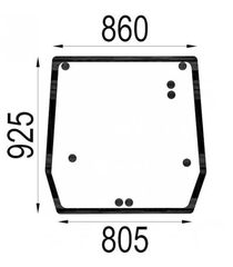 NC4388 - ΠΙΣΩ ΤΖΑΜΙ CASE 5089562 (FARMALL A,JX)