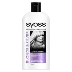 Syoss Blonde & silver Conditioner - Σαμπουάν κατά του κιτρινίσματος των μαλλιών 500ml