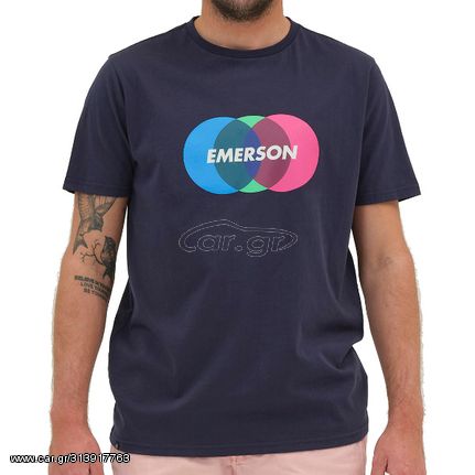 Emerson Men's Logo T-Shirt 211.EM33.64 Navy Blue