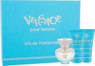 VERSACE Dylan Turquoise SET: EDT 50ml + body gel 50ml + shower gel 50ml