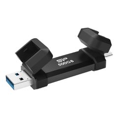 Silicon Power εξωτερικός SSD Marvel Xtreme DS72, USB-C/USB 3.2, 500GB, μαύρο
