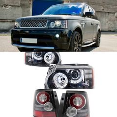 ΦΑΝΑΡΙΑ ΣΕΤ LED Headlights and Taillights Range Rover Sport L320 (2009-2013) Facelift Design