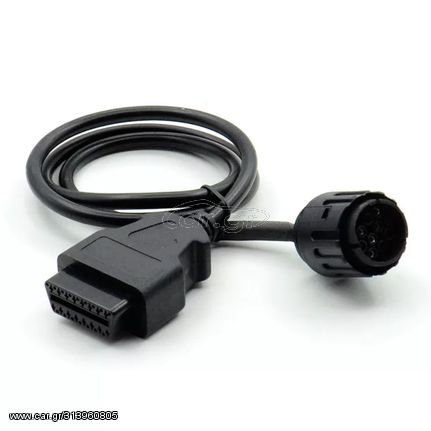 Ανταπτορας από obd2 16pin σε 10pin για BMW ICOM D  διάγνωση για μηχανές Bmw