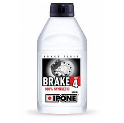 Υγρό φρένων Dot 3&4 100% συνθετικό 500ml IPONE