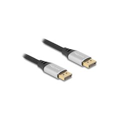 Καλώδιο DELOCK DisplayPort 2.1 80633, 16K/60Hz, 40 Gbps, 1m, μαύρο