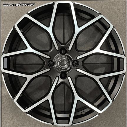 Nentoudis Tyres - Ζάντα Smart Brabus style 1449 - 16''-17'' - 3x112- Μαύρο διαμαντέ