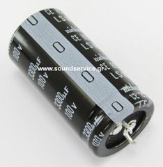 ΠΥΚΝΩΤΗΣ ΗΛΕΚΤΡΟΛΥΤΙΚΟΣ 3300uF 100V 85C ΠΛΑΚΕΤΑΣ D25x50mm NICHICON