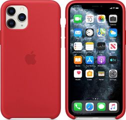 APPLE ΘΗΚΗ IPHONE 11 PRO SILICONE COVER RED PACKING - (MWYH2ZM/A)