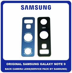 Original Γνήσιο Samsung Galaxy Note 9 Note9 N960 (SM-N960F/DS) Rear Back Camera Lens Πίσω Τζαμάκι Κάμερας Blue Μπλε GH64-06883B (Service Pack By Samsung)