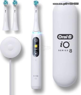 Braun Oral-B iO Series 8N White Alabaster Rechargeable Electric Toothbrush (302261)