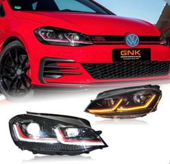 ΦΑΝΑΡΙΑ ΕΜΠΡΟΣ VW Golf 7 VII (2012-2017) RED R20 GTI Look LED Turn Light