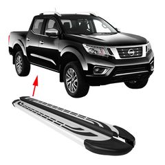 Πλευρικά σκαλοπάτια αλουμινίου OMTEC Faba (DMA) για Nissan Navara D23 2τμχ