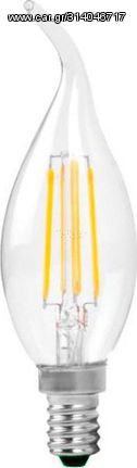 Optonica LED Λάμπα Candle C35T Filament 1481 4W 4500K E14 400LM - (OPT-1481)