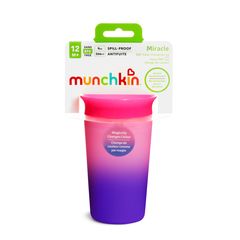 Munchkin Color Changing Miracle Cup 296ml Purple 51892