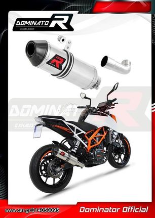 Dominator Εξάτμιση Τελικό HP3 S.Steel/Carbon End KTM 390 Duke 2017 -2020 Με Σιγαστήρα 