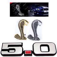 Ford Mustang Shelby Cobra Mustang Emblems  5.0L GT