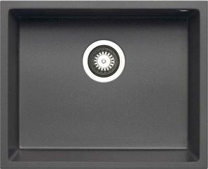 Υποκαθήμενος Νεροχύτης Tetragon 1B, 50x40cm, Pyramis  - Iron Grey