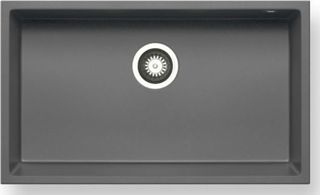 Υποκαθήμενος Νεροχύτης Tetragon 1B, 70x40cm, Pyramis  - Iron Grey