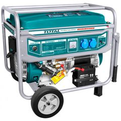 TP155001 Ηλεκτρογεννήτρια Βενζίνης 6.25Kva 5000W - ΒΕΝΖΙΝΗΣ ΜΟΝΟΦΑΣΙΚΕΣ - TOTAL (#TP155001)