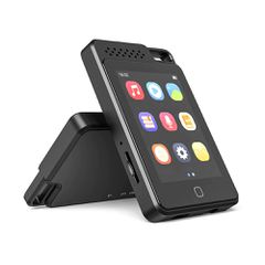 RUIZU MP3 player C1 με οθόνη αφής 2.4", 64GB, ελληνικό μενού, μαύρο
