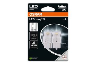 Osram Ledriving SL W21W - Λάμπες LED Ψυχρό Λευκό 6000K 12V - 2 τεμ - 7505DWP-2BL