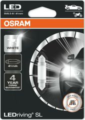 Osram Festoon (41 mm) SV8.5-8 LEDriving SL White 6000K 12V 6413DWP-01B