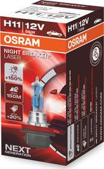 Osram H11 Night Breaker Laser Next Generation 12V 55W +150% Περισσότερο Φως 64211NL