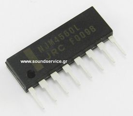 IC 4560L 8-SIP JRC NJM4560L ΟΛΟΚΛΗΡΩΜΕΝΟ ΠΡΟΕΝΙΣΧΥΤΗΣ STEREO