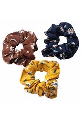 SCRUNCHIES FLORAL (3 τεμ.)