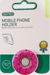 Pop Socket Mobile Phone Holder Design Donuts Fuchsia (oem)