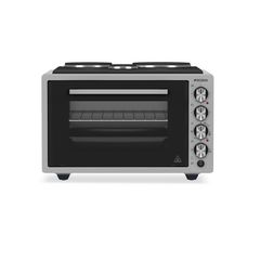 Ηλεκτρικό κουζινάκι Robin ZK-55 inox με 3 εστίες χωρητικότητα 42lt Π52xΒ45xΥ36cm