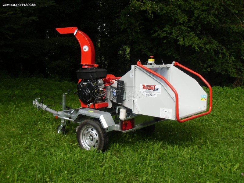 Κλαδοτεμαχιστές 2023 Bugnot BV N45 Βενζίνη, 18 hp, με τρέιλερ,12 εκ. 