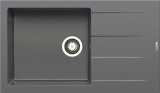 Ένθετος Νεροχύτης Athlos 1B 1D Plus, 86x50cm, Pyramis  - Iron Grey