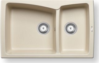 Νεροχύτης Pyratek Delia 1 3/4B, 79x50cm, Pyramis  - Cristalo Bianco