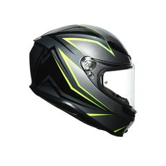 AGV K6 E2205 MULTI - FLASH GREY/BLACK/LIME ΠΡΟΣΦΟΡΑ ΑΠΟ 500Ε-thumb-1
