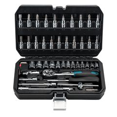 Bormann Pro Σετ Καρυδάκια με Καστάνια 1/4'' 46τμχ - BΗΤ5100