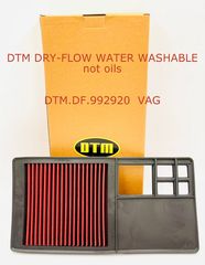 33-2920 DTM SEAT IBIZA LEON TOLEDO IV 12-13-1.6/ALTEA XL 1,4-06-14/CORDOBA 6L 1,4-1,6 06-08/ DRY-FLOW PANEL FILTER DTM Κ&Ν DISTRIBUTOR DTM USA DF-992920