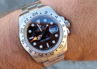 Rolex replica explorer 2 μαύρη πλακα αντιγραφο