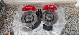 Κιτ φρένων brembo εξ απίστονα δισκόπλακες 375x36