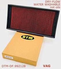 33-2128 DTM AUDI A3-S3 8L 1,6-1,8-1,9D 97-04/DRY-FLOW PANEL FILTER DTM Κ&Ν DISTRIBUTOR DTM USA DF-992128