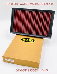 33-3005 DTM SKODA SUPERB 3V-KAROQ NU7-KODIAQ NS7 1,8-2,0-1,6D-2,0D/DRY-FLOW PANEL FILTER DTM Κ&Ν DISTRIBUTOR DTM USA DF-993005