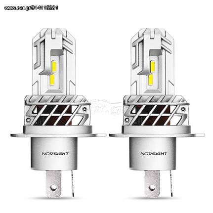 NOVSIGHT - Super Bright -  Slim Design ΛΑΜΠΑ Η4 - HS1 LED - "12x Tyanshine LED CHIPSET"  1 TEMAXIO