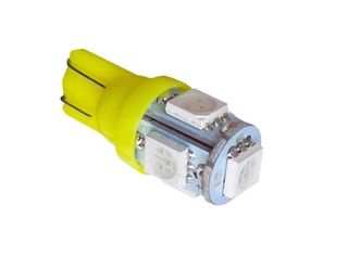 T10 W5W W16W 5 SMD LED 12V πορτοκαλί 1 τεμ. OEM