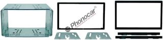 Πρόσοψη 2DIN  PHONOCAR για Alpine - Clarion - JVC - Kenwood - Macrom - Panasonic - Pioneer - OEM