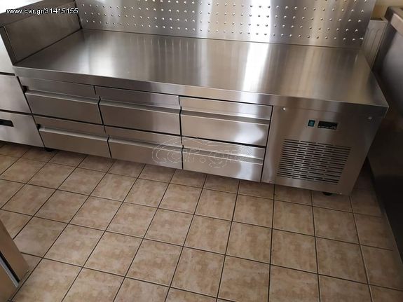Ψυγείο Πάγκος Κατάψυξη Χαμηλό Με 6 Συρτάρια 179x70x64 NIKIINOX - Καινούργιο.