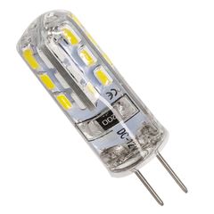 Λάμπα σιλικόνης G4 LED SMD 2835 2W 190lm 320° 12VDC ενδιάμεσο λευκό φως 4500K Dimmable | LK-76131