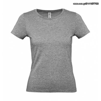 Γυναικείο Κοντομάνικο T-Shirt #E150 B&C; Γκρι sport