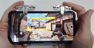 2pcs Σκανδαλες για κινητά / android διαφανες - ασημι (oem)