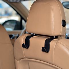 Κρεμάστρα αυτοκινήτου CAR-0007 για το προσκέφαλο, μαύρη, 2τμχ | CAR-0007